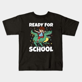 Ready For School T-Rex Kids T-Shirt